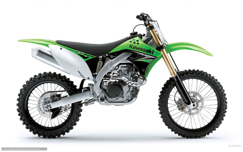 Kawasaki KX450F dirt bike
