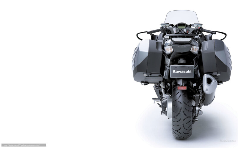 Kawasaki Motorcycle — Black, Neutral