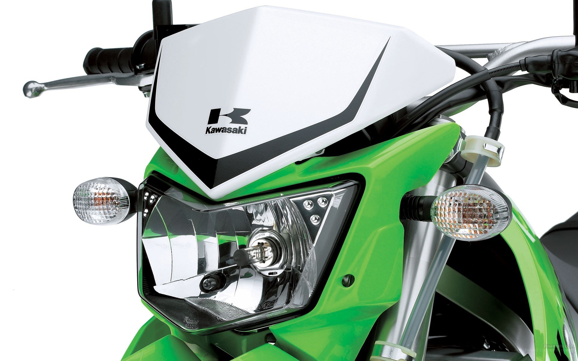 Kawasaki motorcycle front view