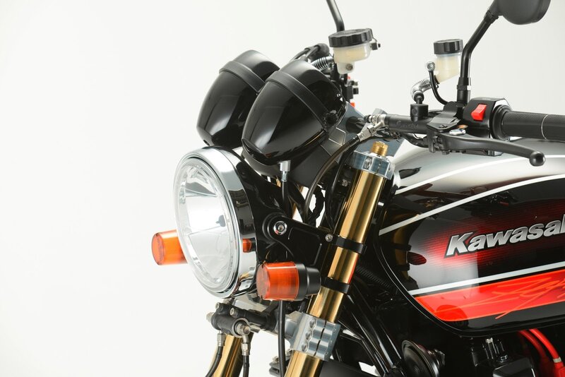 Kawasaki motorcycle front view
