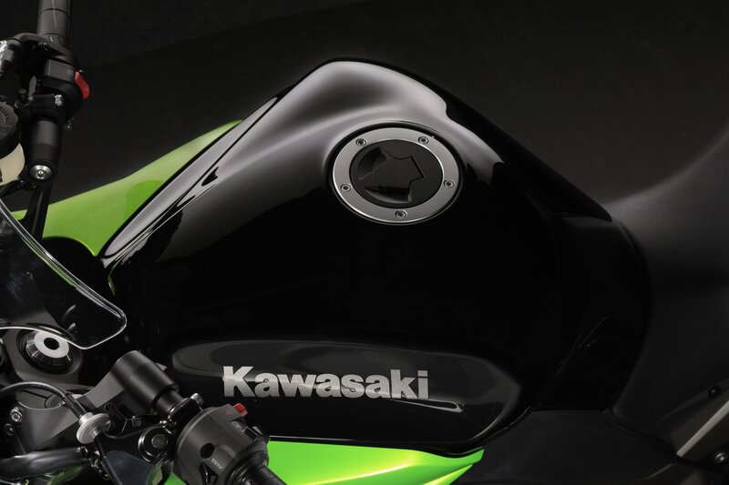 Kawasaki motorcycle fuel tank