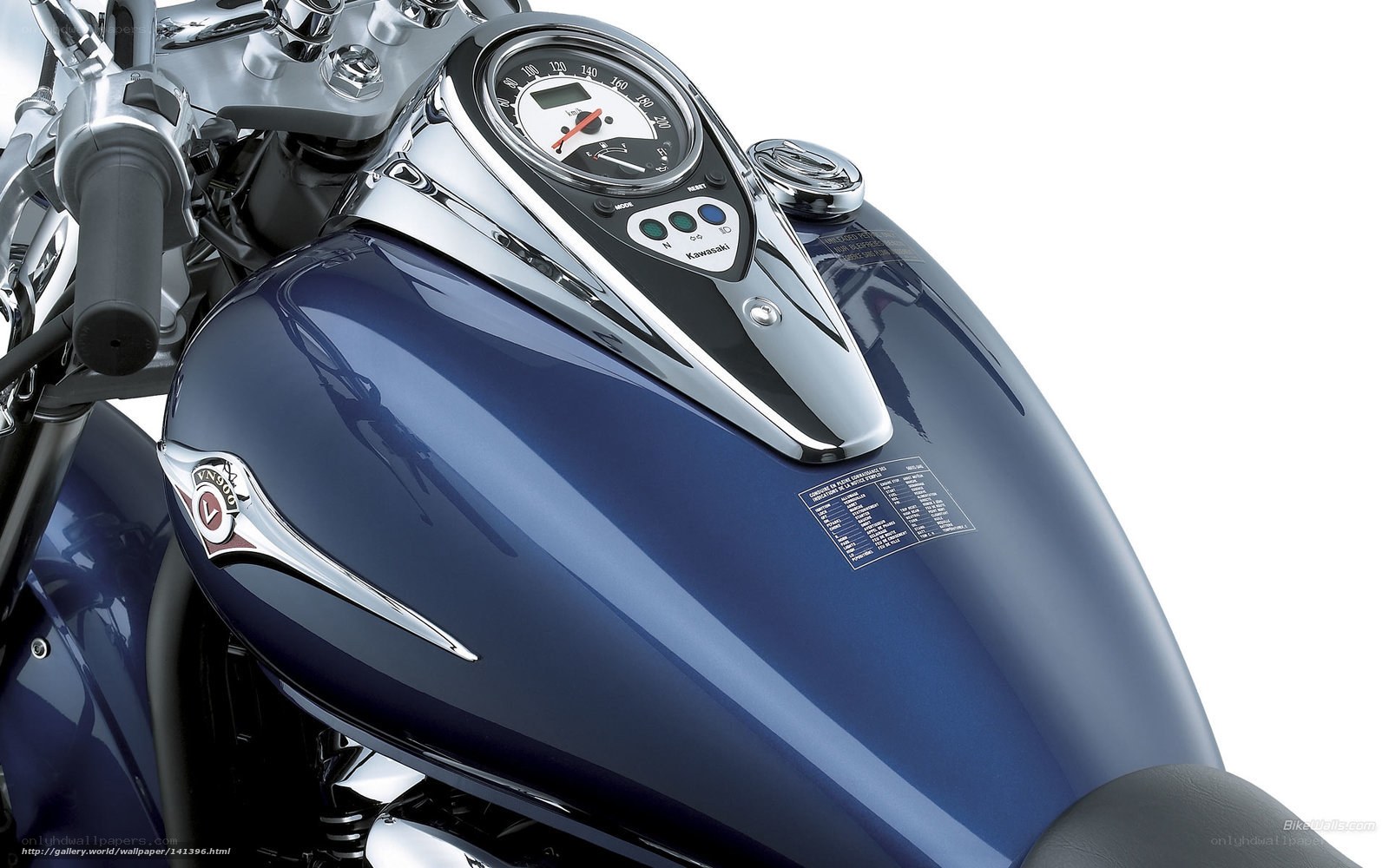 Kawasaki motorcycle fuel tank