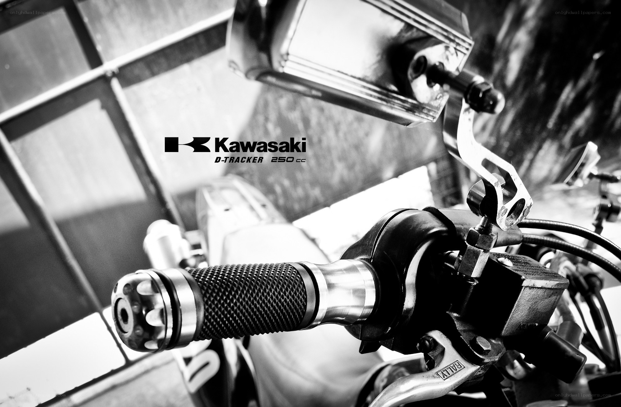 Kawasaki motorcycle handlebar