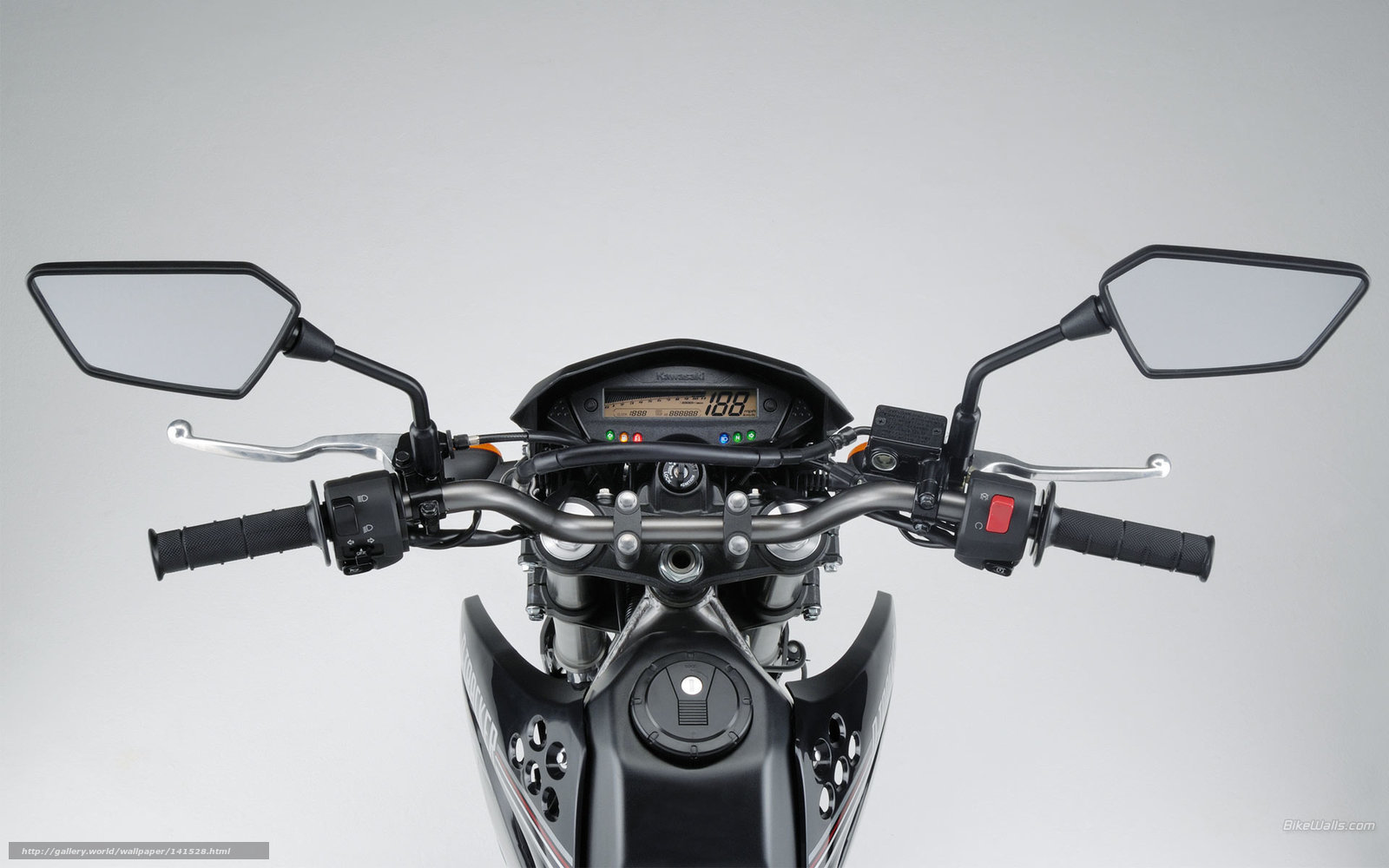 Kawasaki motorcycle handlebars