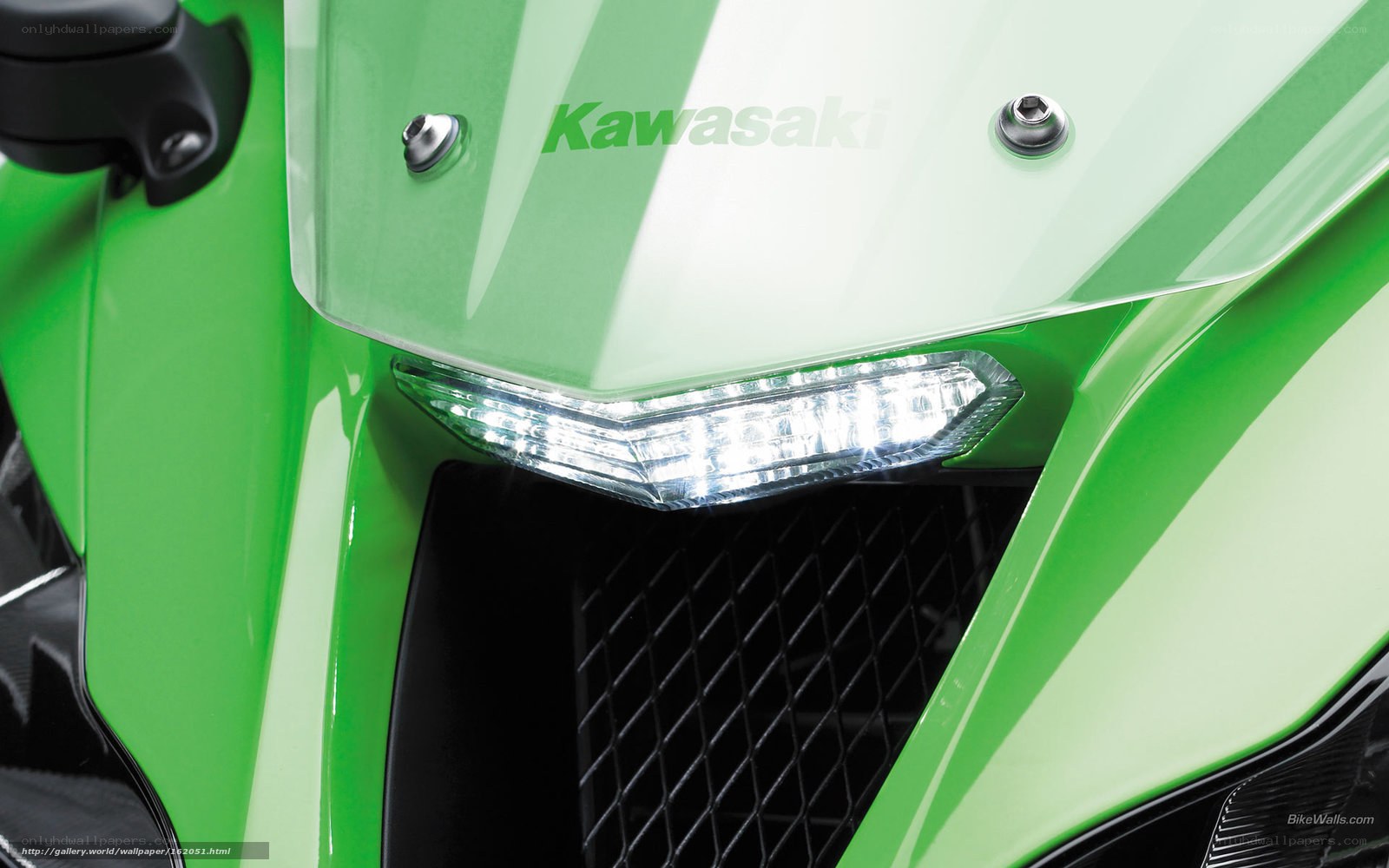 Kawasaki motorcycle headlight