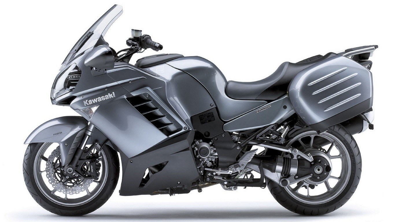 Kawasaki motorcycle side view