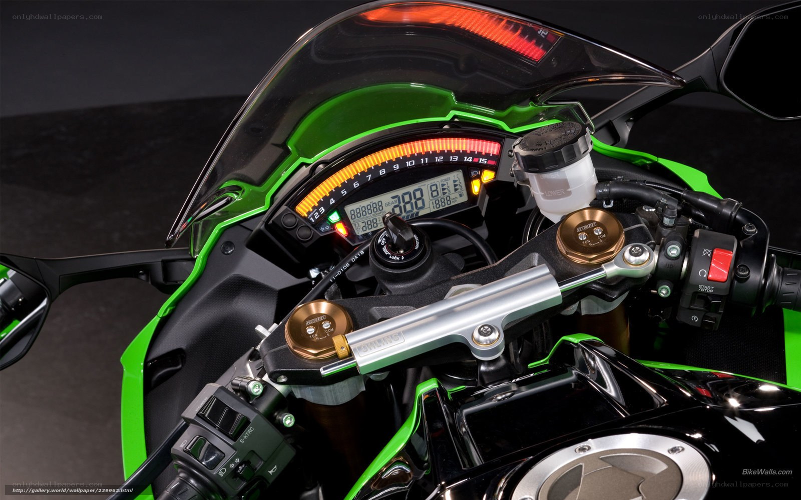 Kawasaki Ninja H2 dashboard