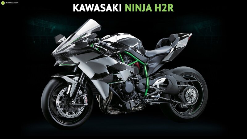 Kawasaki Ninja H2R Motorcycle — Black, Dramatic
