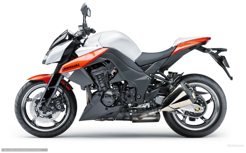 Kawasaki Z1000 Motorcycle — Black