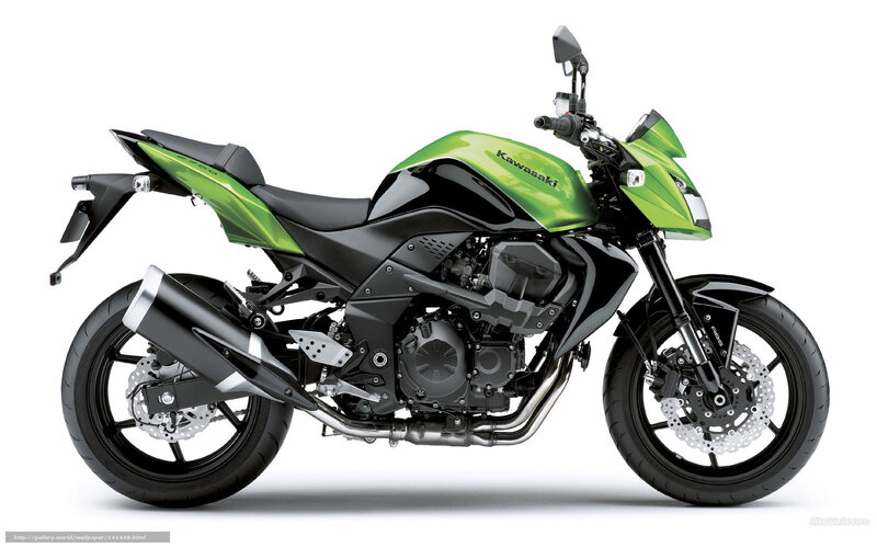 Kawasaki Z750 motorcycle