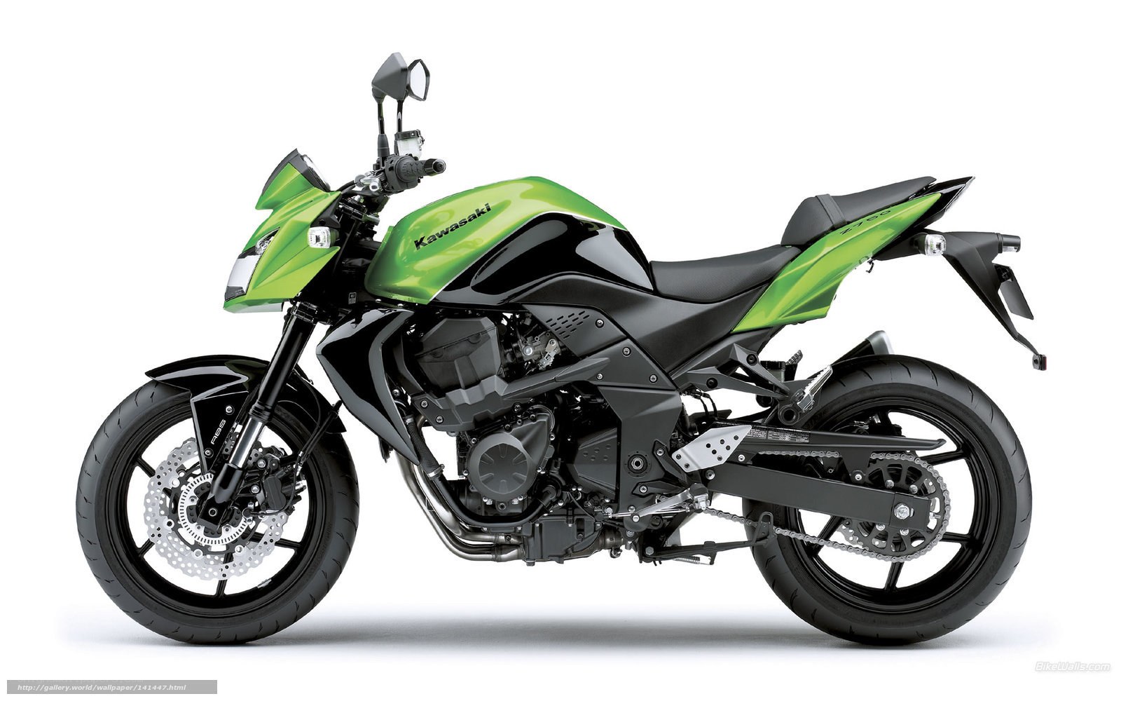 Kawasaki Z750 motorcycle