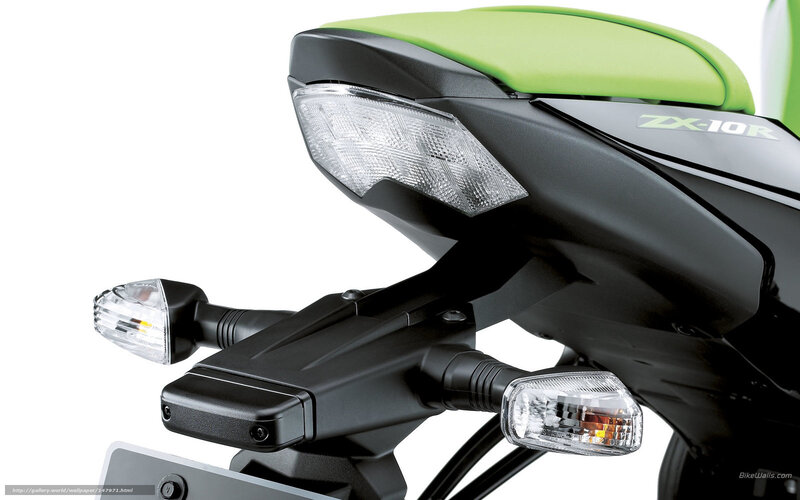 Kawasaki ZX-10R rear view