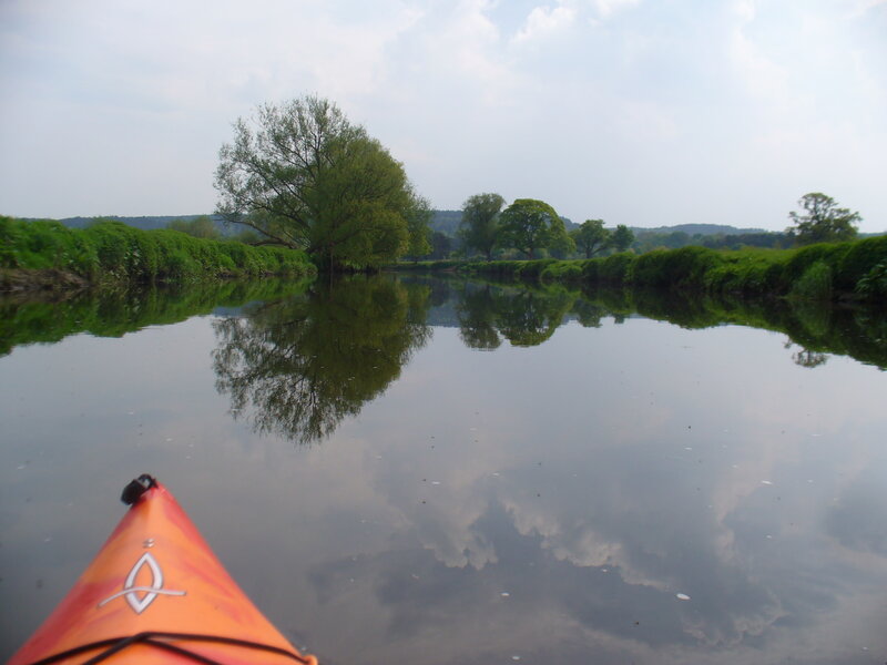 Kayak on a River
