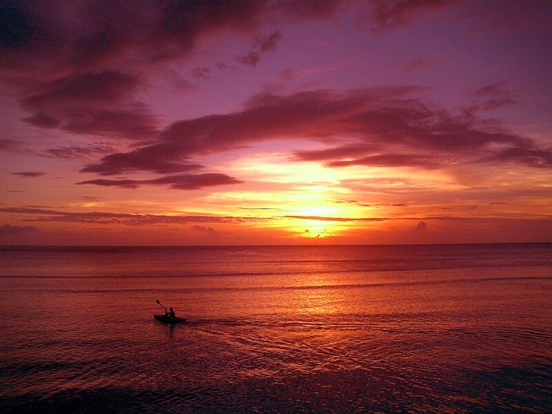 Kayak on Ocean
