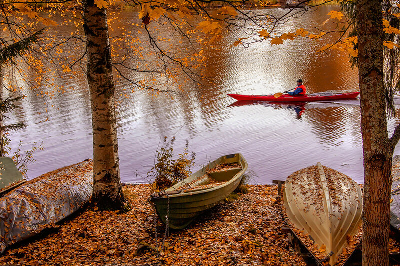 Kayaker on a River