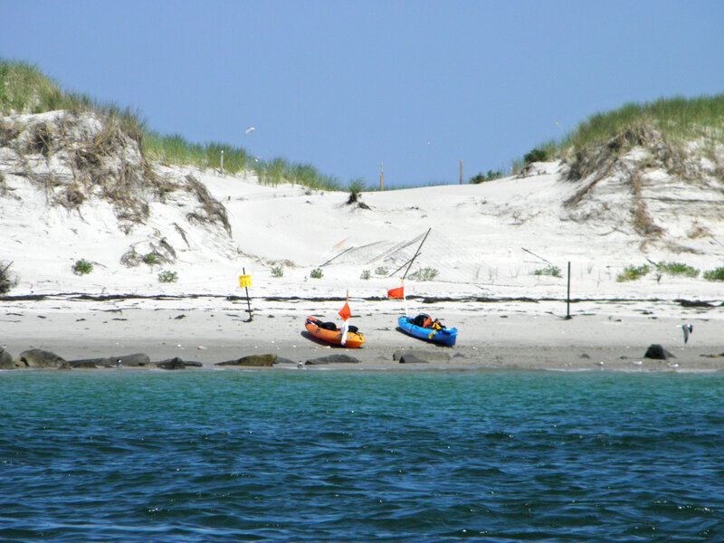 Kayaks on Beach