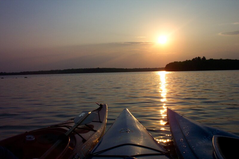 Kayaks on Lake