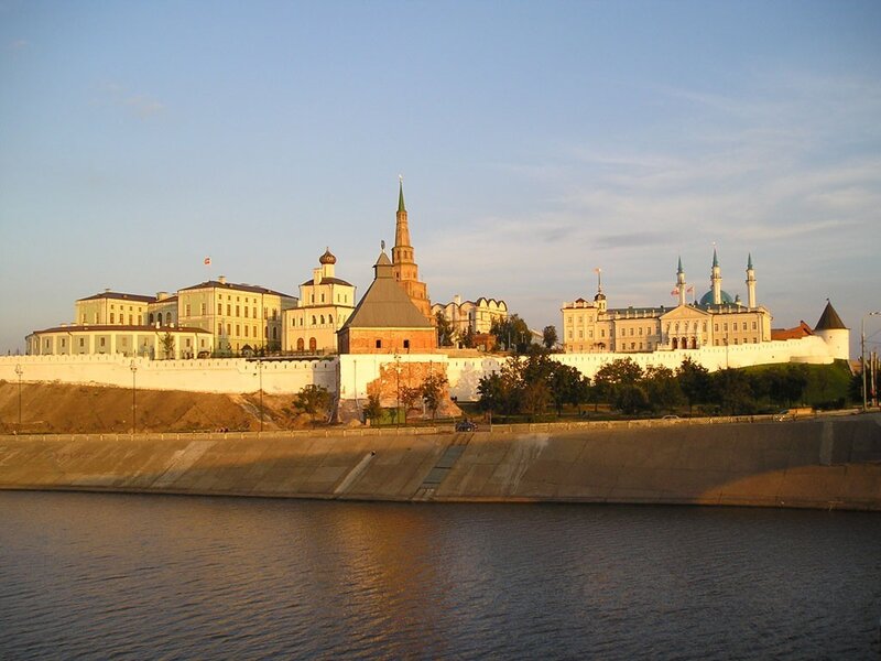 Kazan Kremlin at sunset