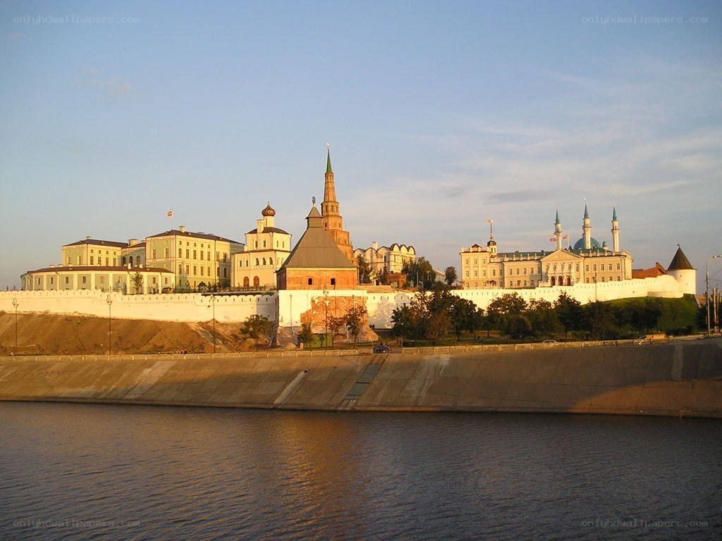 Kazan Kremlin at sunset