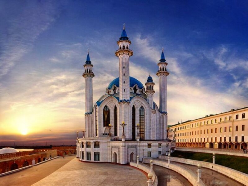 Kazan Kremlin Mosque — Blue