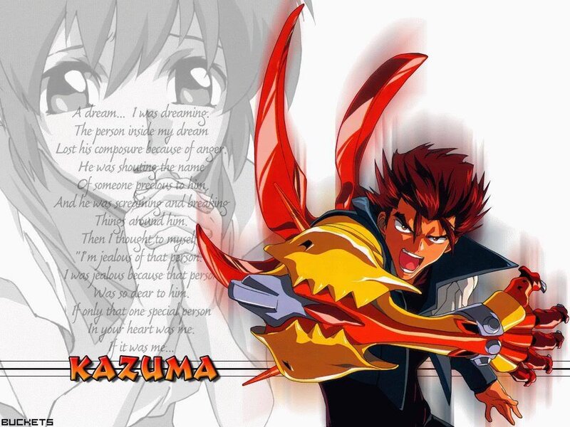 Kazuma anime character art