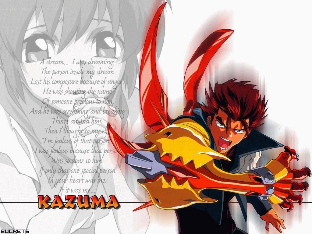 Kazuma anime character art
