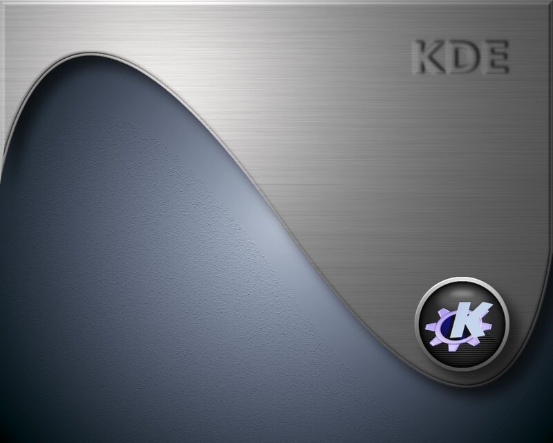 KDE Desktop Logo — Gray