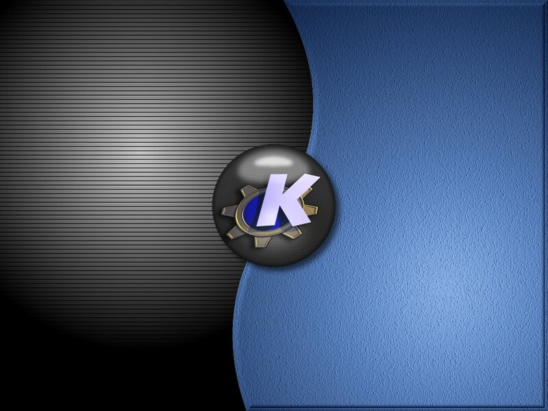 KDE Logo on Background