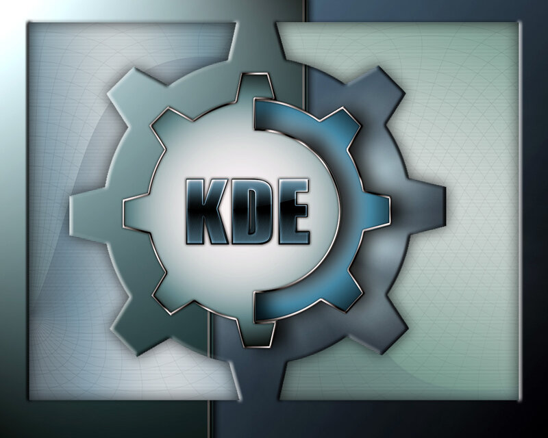 KDE Logo with Gears