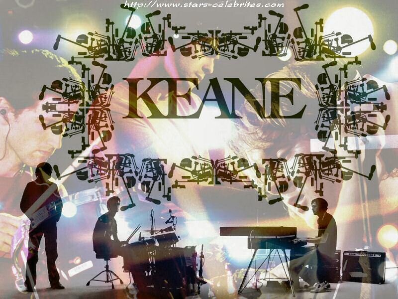 Keane band performing live