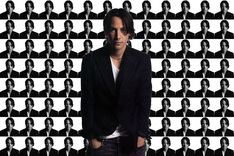 Keanu Reeves portrait collage