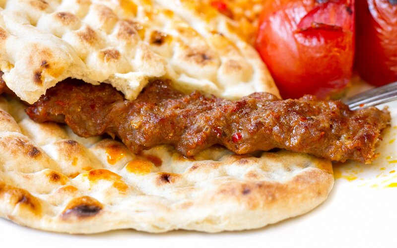 Kebab on Flatbread