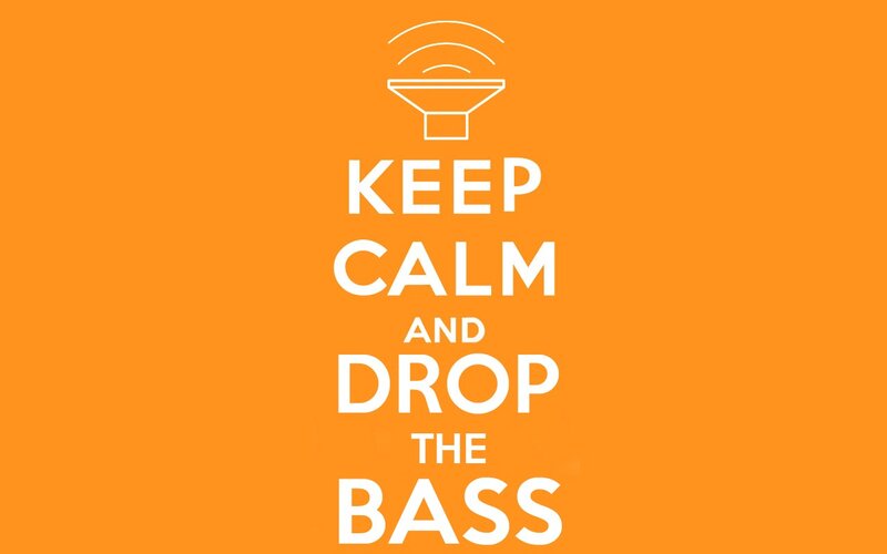 keep calm and drop the bass