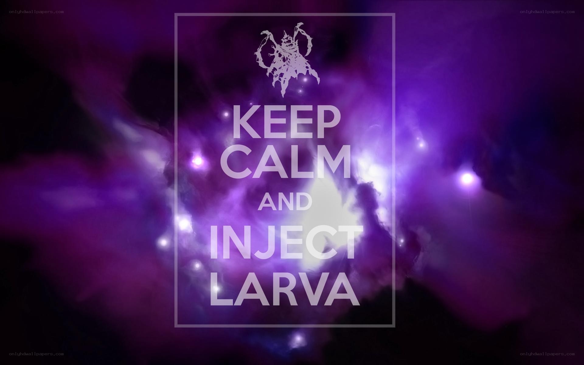 Keep Calm and Inject Larva