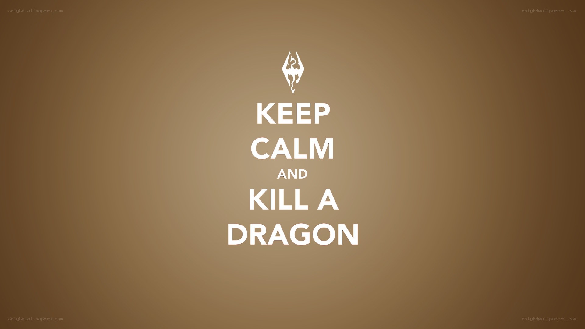 Keep calm and kill a dragon