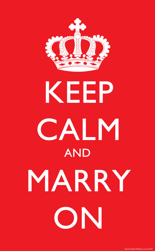 Keep Calm and Marry On
