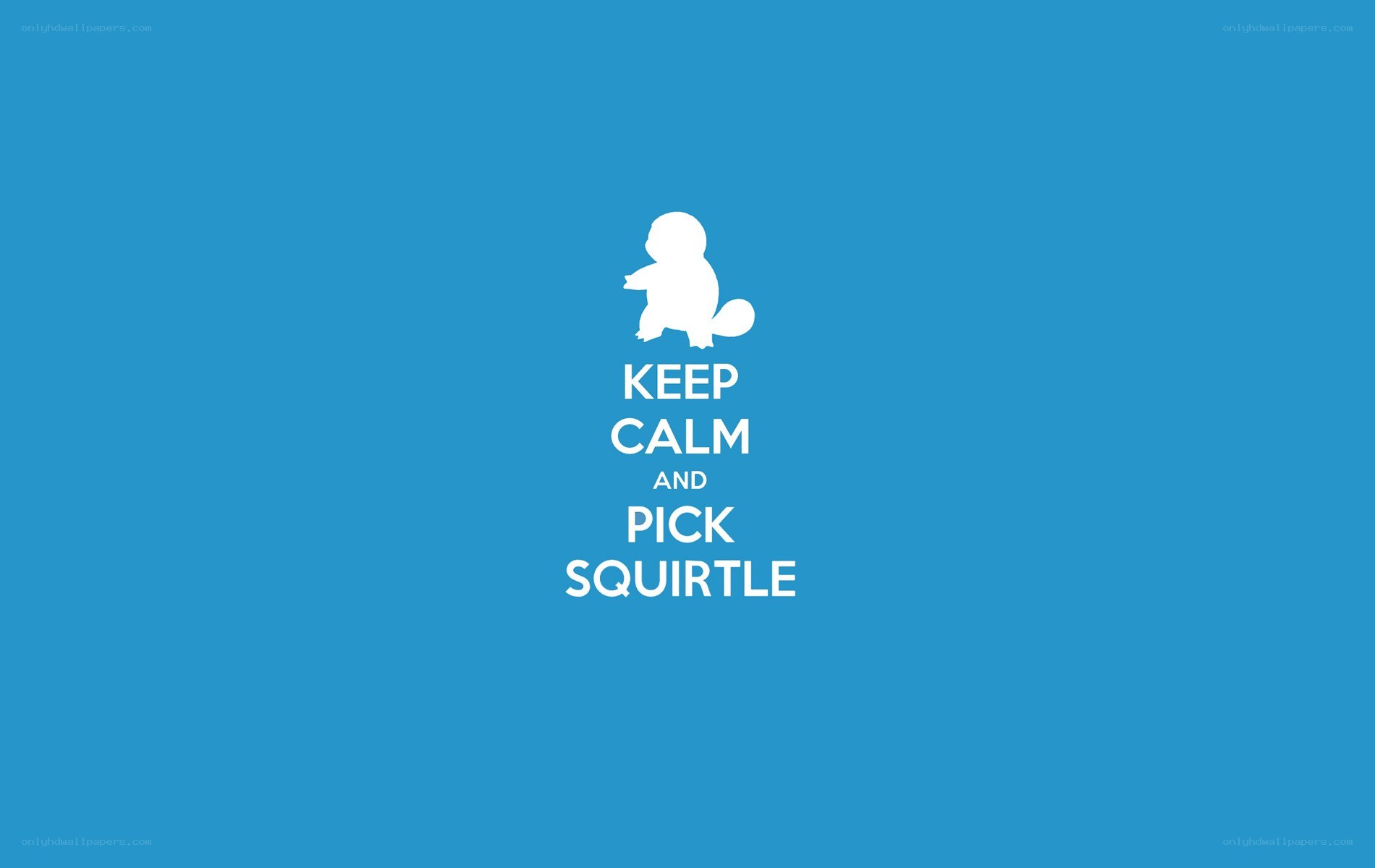 Keep Calm and Pick Squirtle