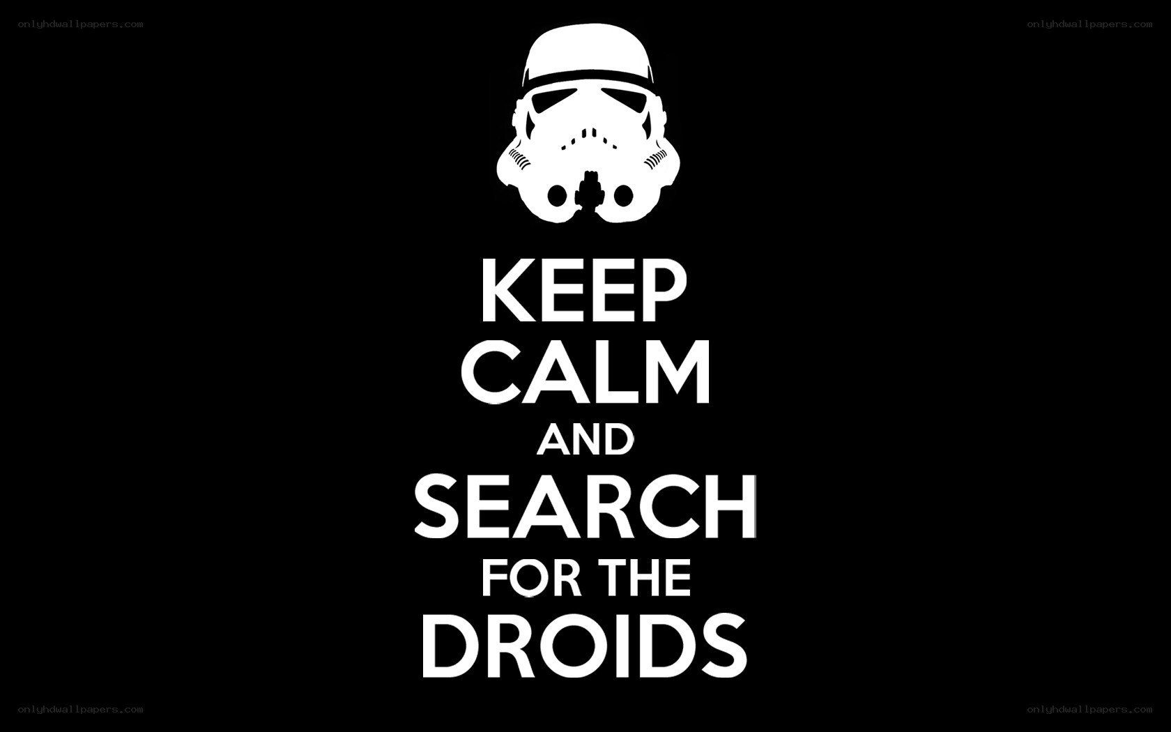 Keep Calm and Search for the Droids