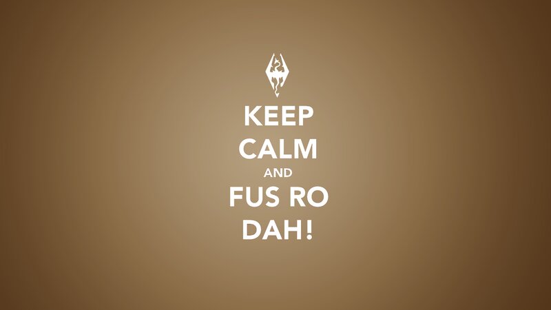 Keep Calm Poster — Brown