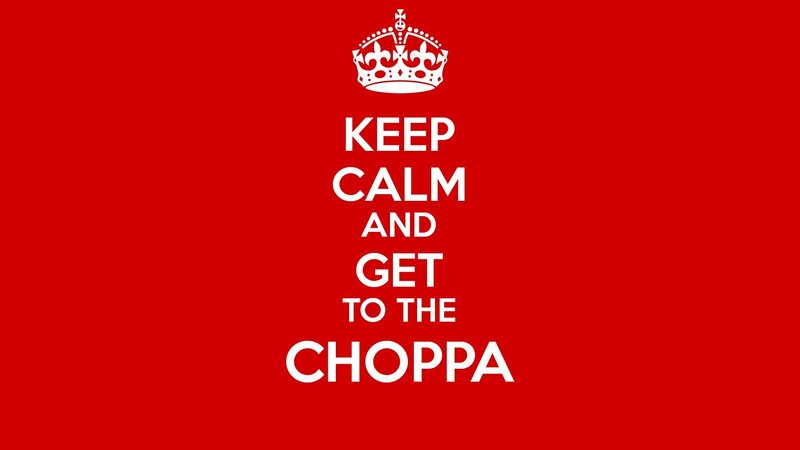 Keep Calm Poster — Red