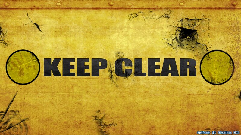 Keep Clear Sign