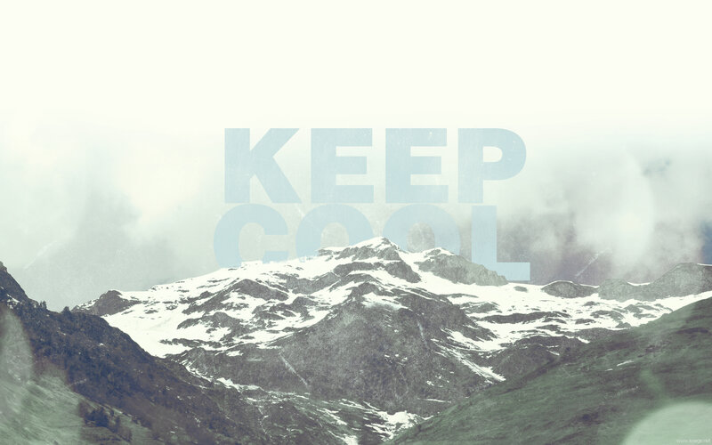 Keep Cool Mountain Scene