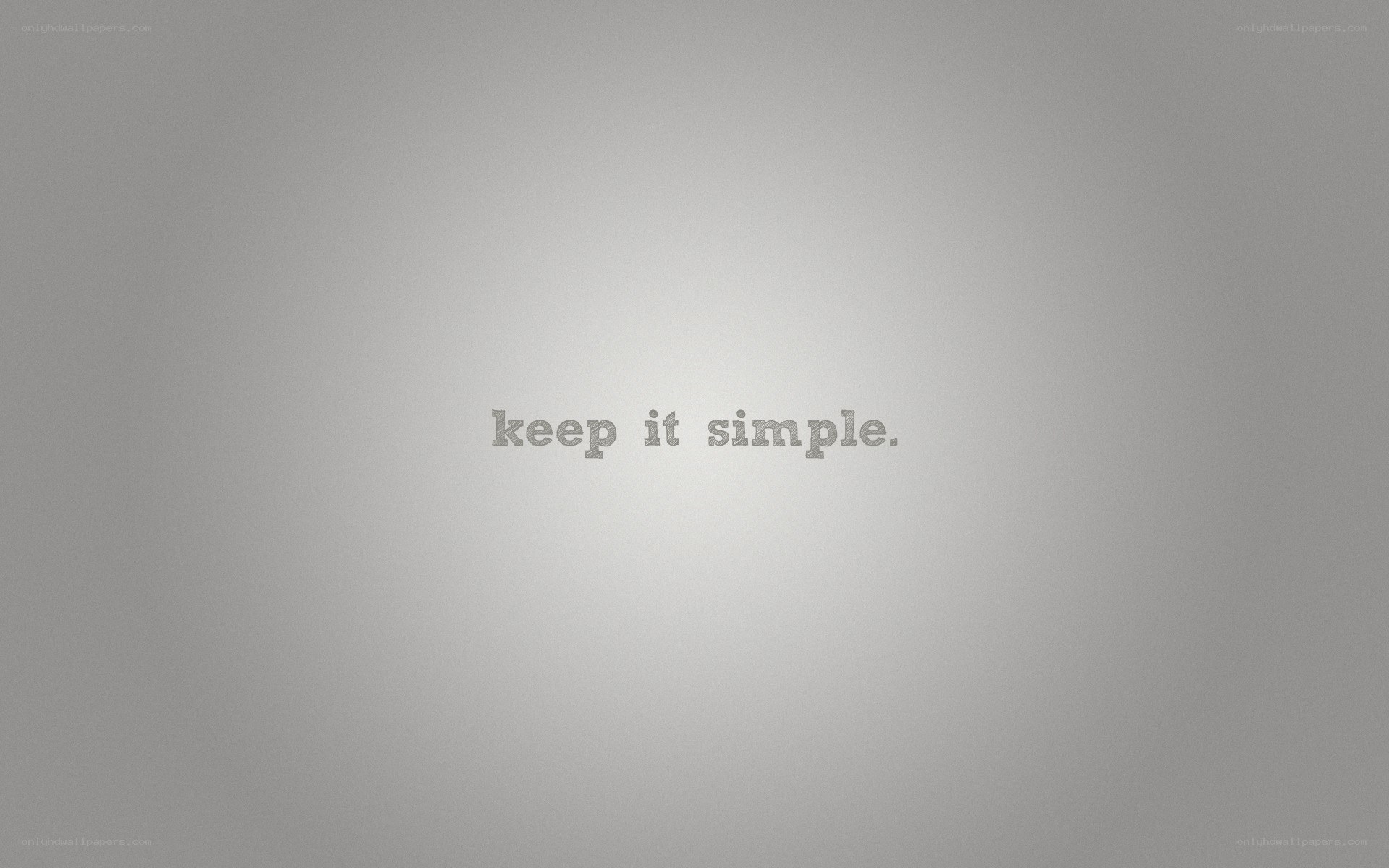 keep it simple text