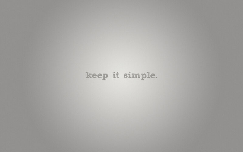 keep it simple text