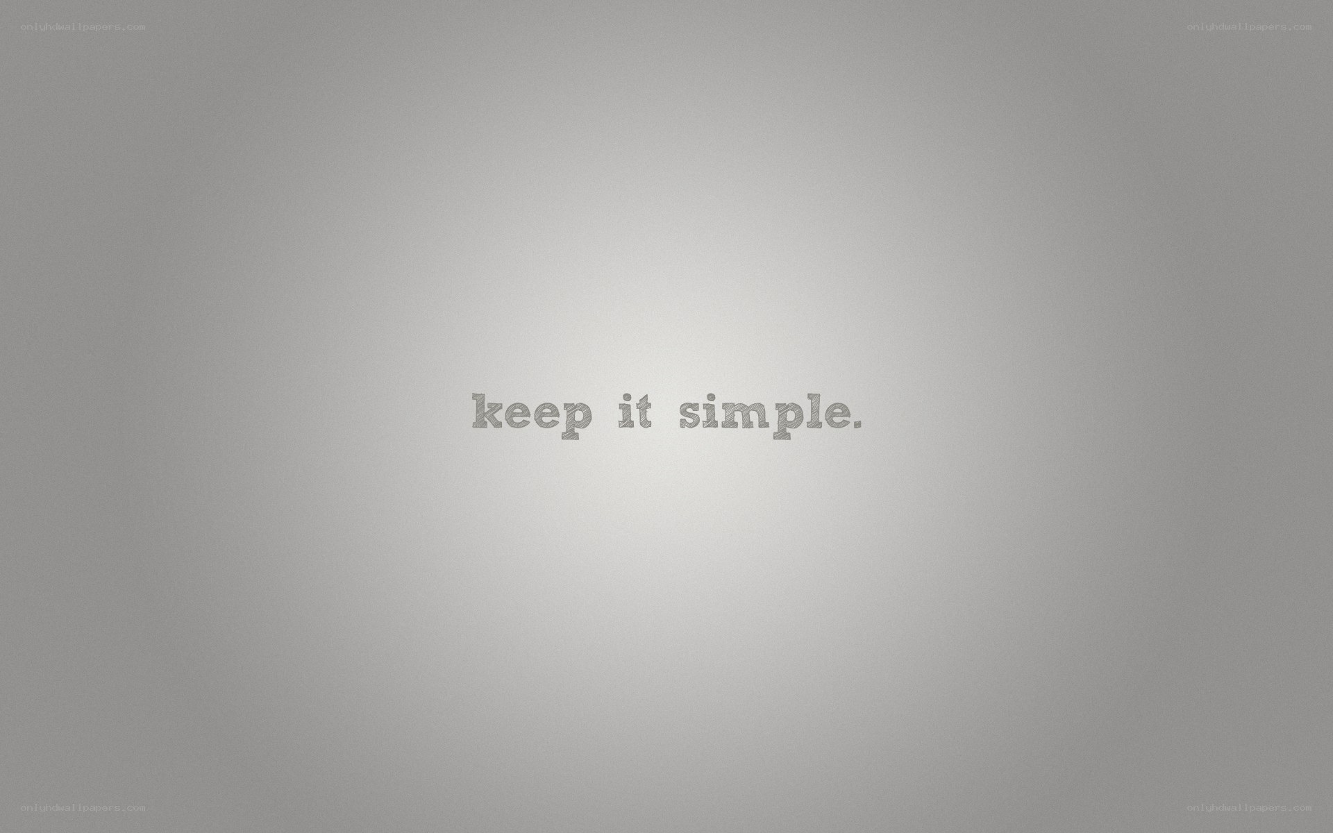 keep it simple text