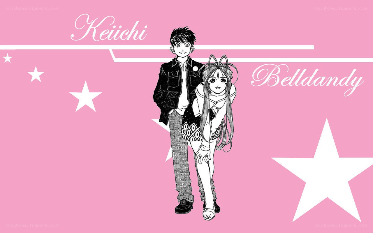 Keiichi and Belldandy art