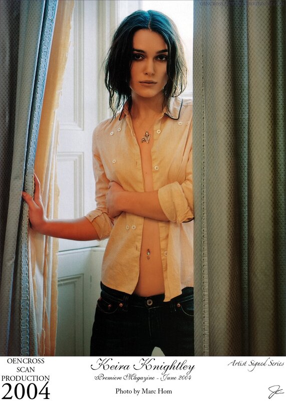 Keira Knightley in a blouse