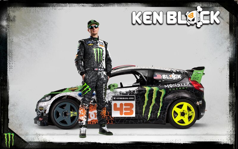 Ken Block and his rally car