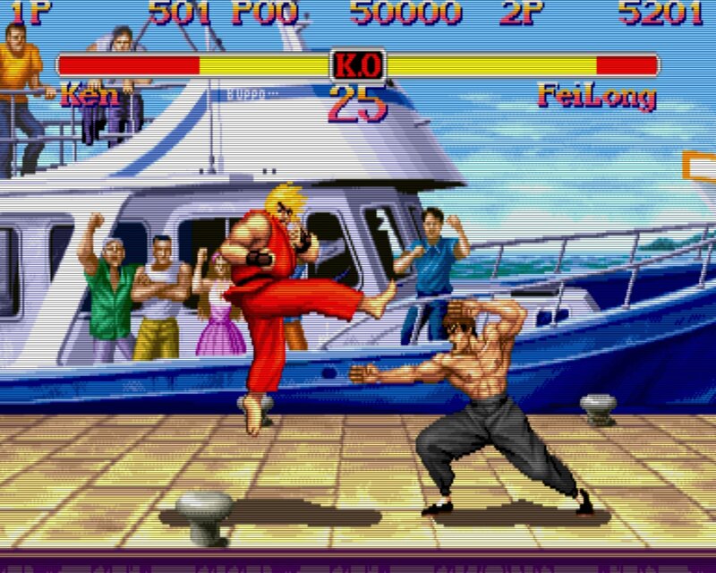 Ken vs Fei Long fight
