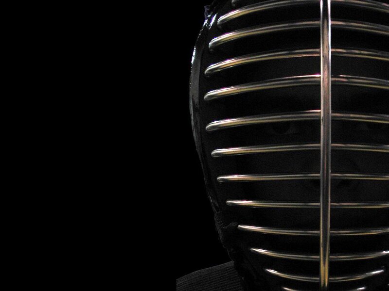 kendo helmet close-up